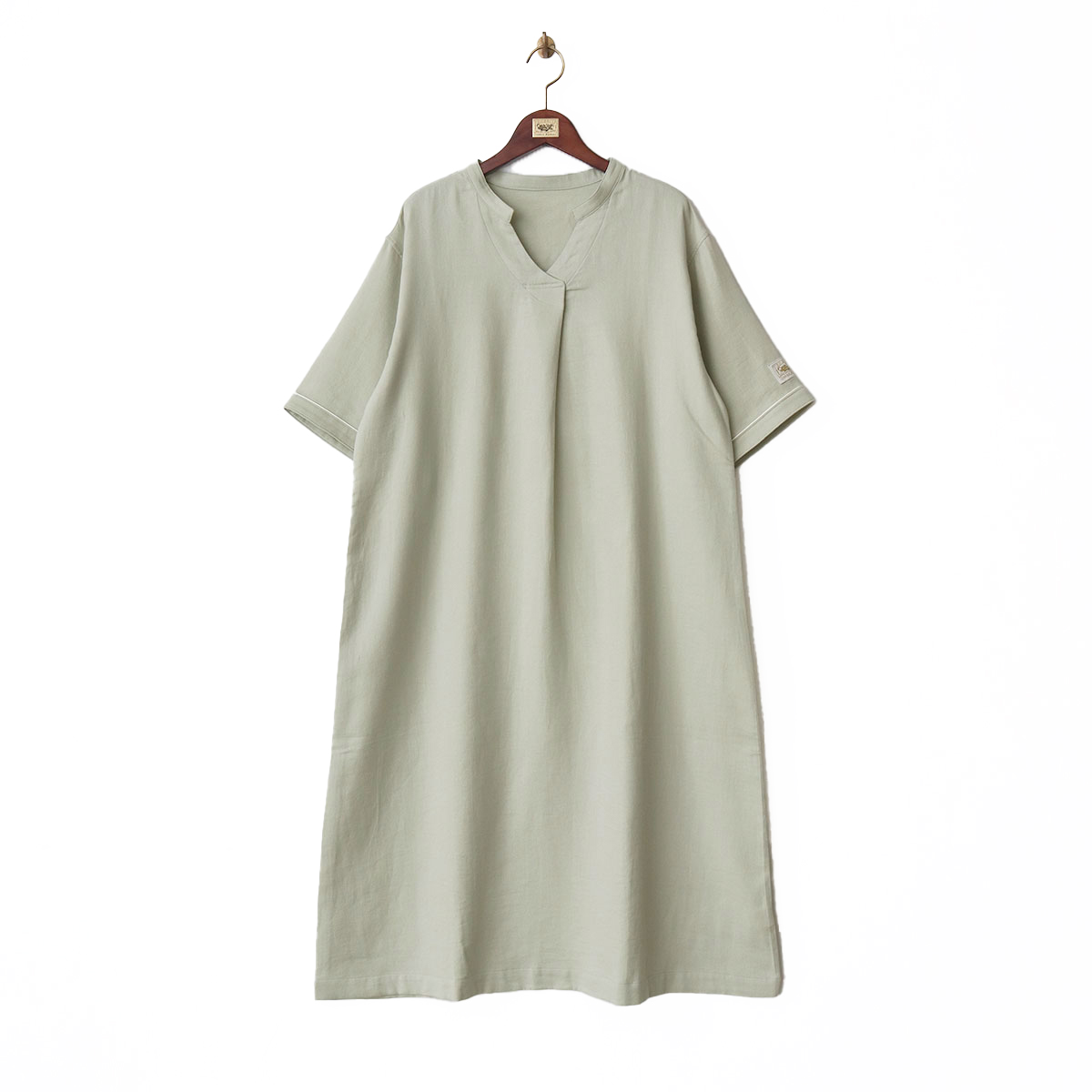 アムンゼンバックガーゼワンピース アイスブルー FREE