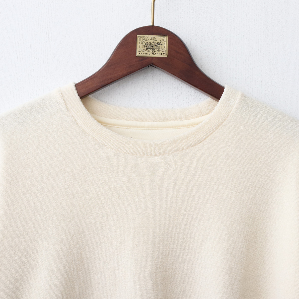 ショートパイルジャージ半袖プルオーバー クルーネック ネイビー 1