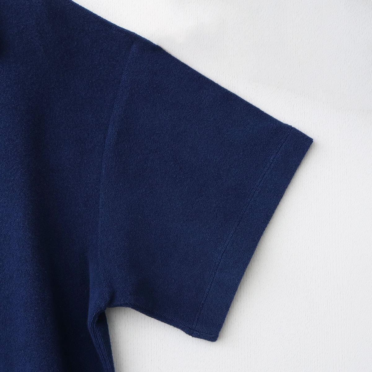 ショートパイルジャージ半袖プルオーバー スキッパー エクリュ 1