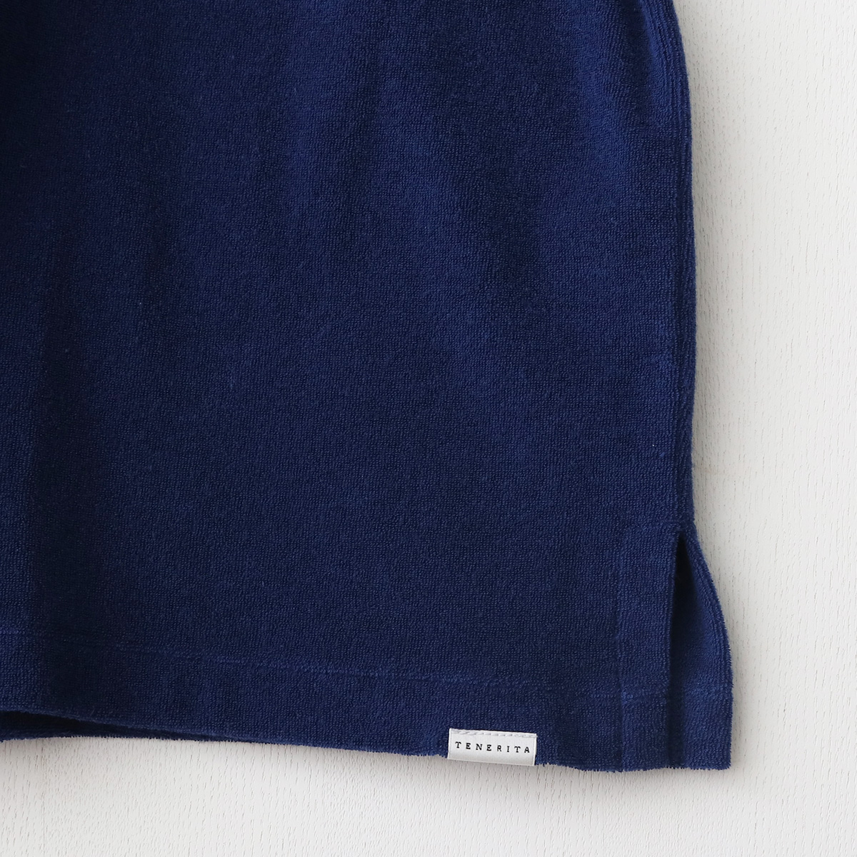 ショートパイルジャージ半袖プルオーバー スキッパー エクリュ 1