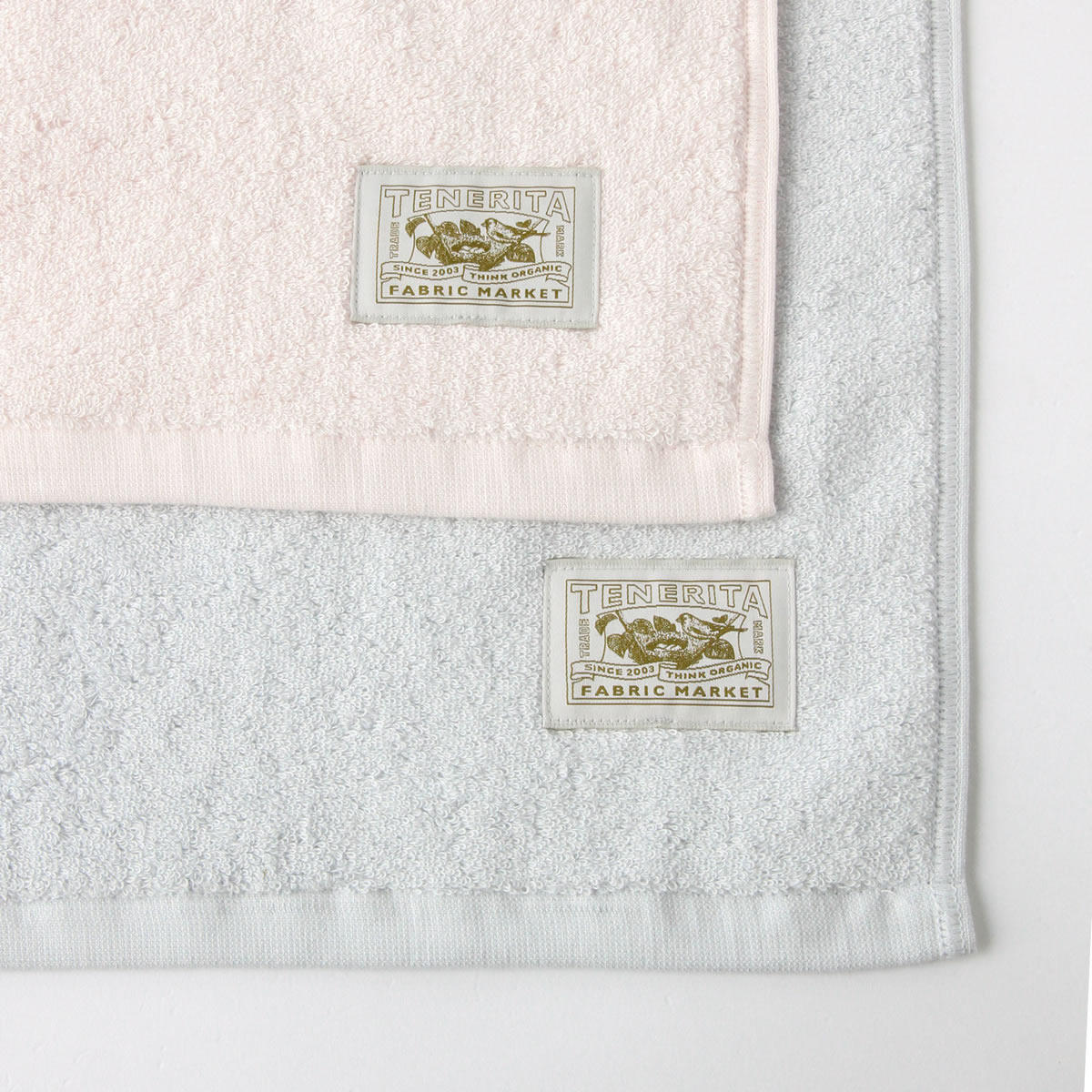 超甘撚りバスタオルロング２枚 フェイスタオル２枚セットb サックス ベビーピンク Free フリー ギフトセット オーガニックコットンタオル ギフトのテネリータ公式通販