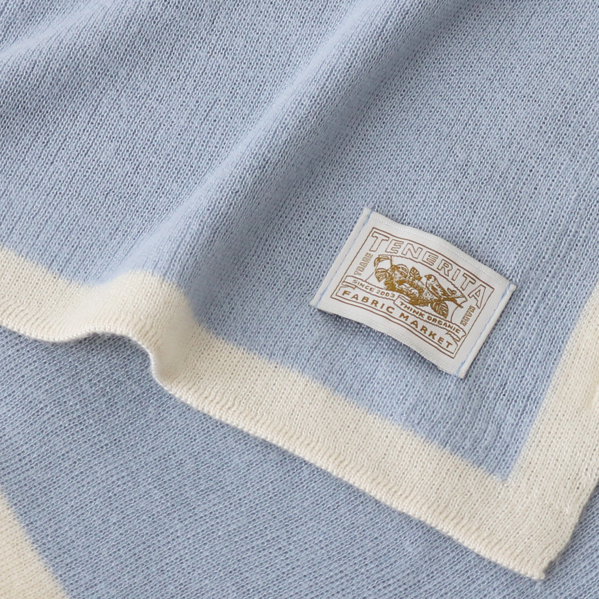 シルクストール サックス×ライトグレー FREE