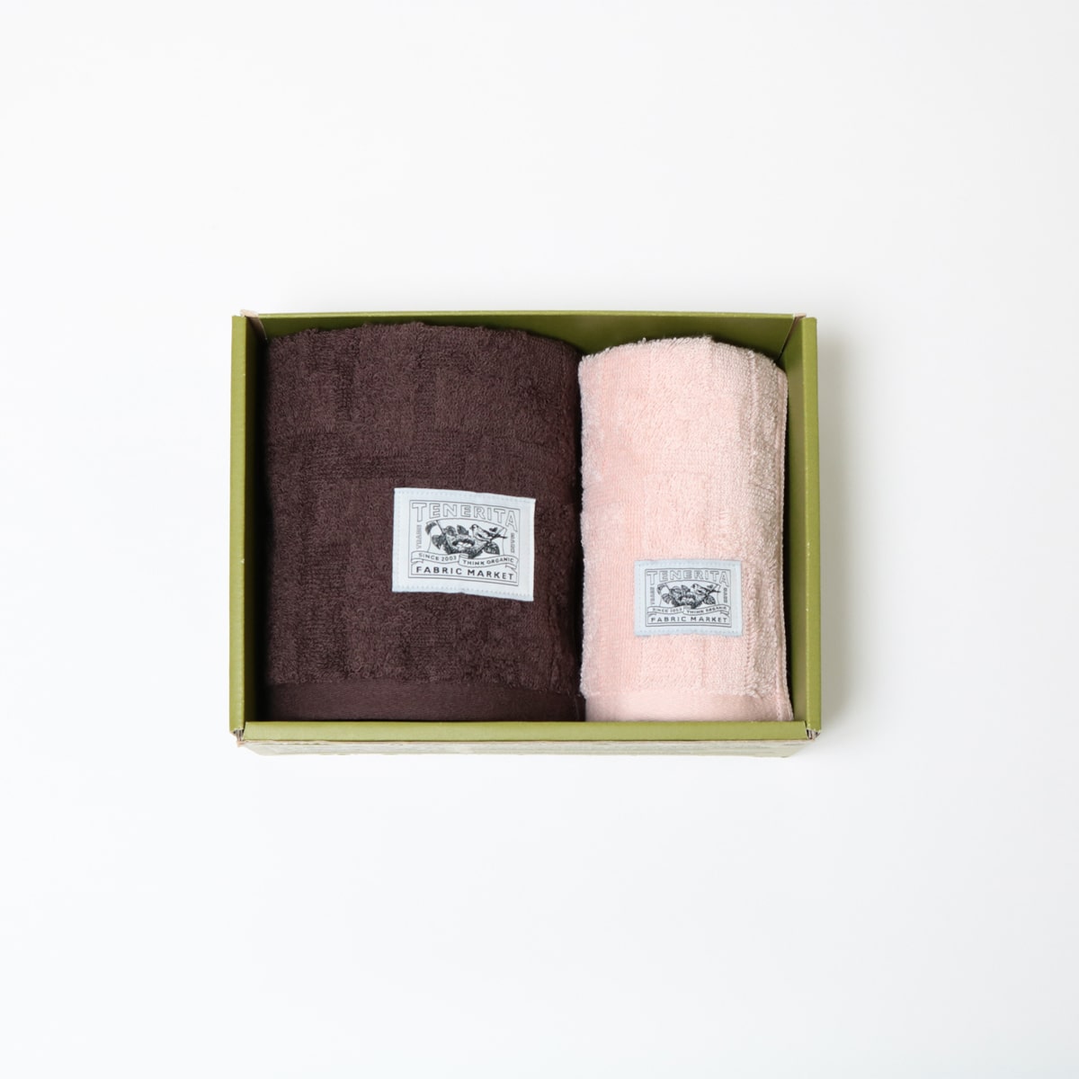テネリータ タオル ハンドソープ セット グレー ピンク フェイスタオル