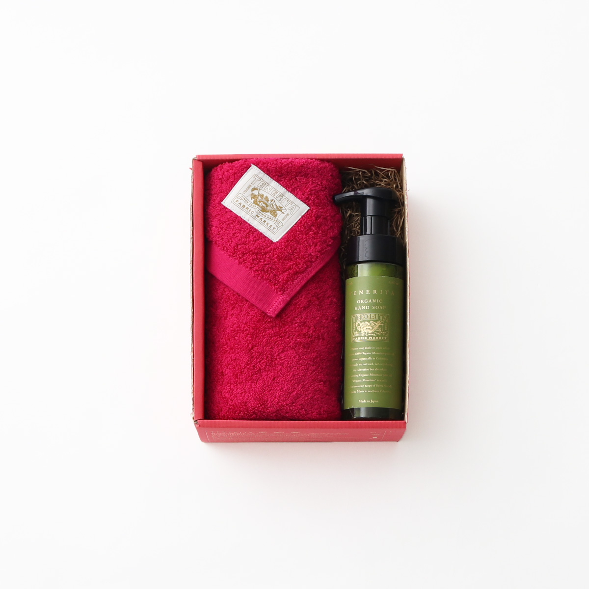 【11月1日発売】クリスマスセット(フェイスタオルルビーレッド・ハンドソープ)