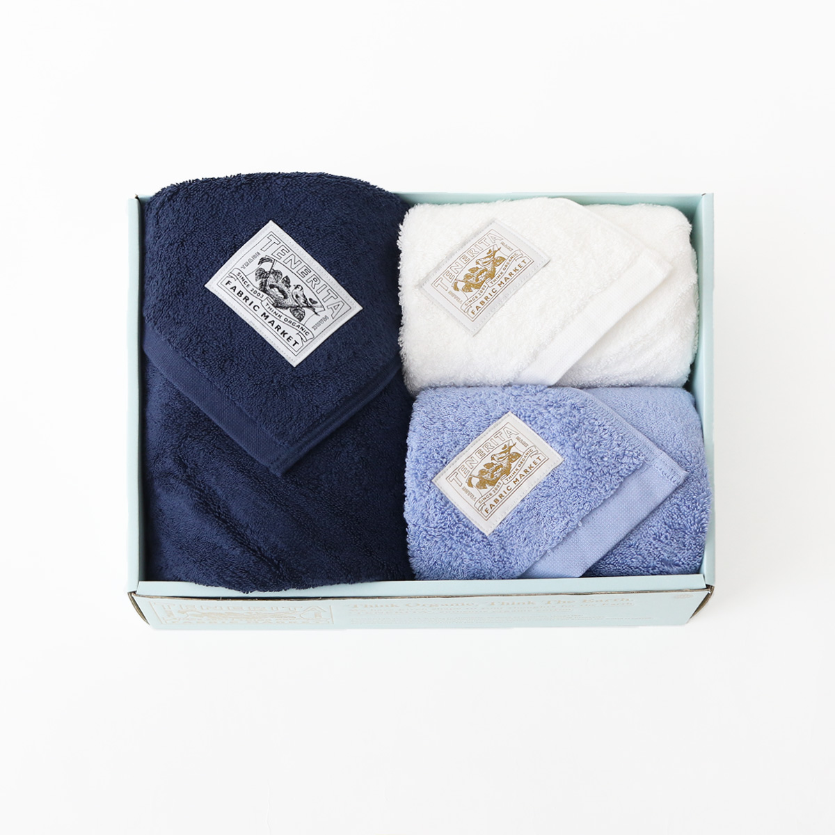 そらいろセット（バスタオルショート・フェイスタオル）