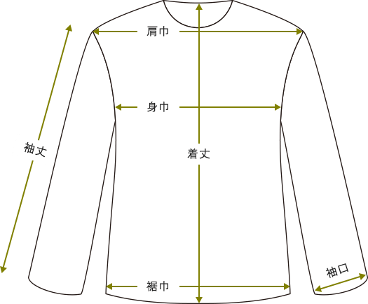 長袖トップス